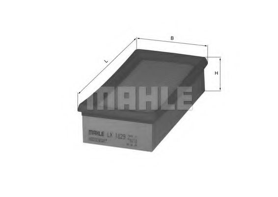 Filtru aer MAHLE ORIGINAL LX 1829 [1]