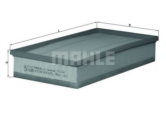Filtru aer MAHLE ORIGINAL LX 1835 [1]