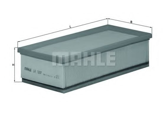 Filtru aer MAHLE ORIGINAL LX 1837 [1]