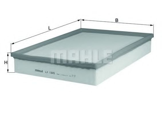 Filtru aer MAHLE ORIGINAL LX 1845 [1]