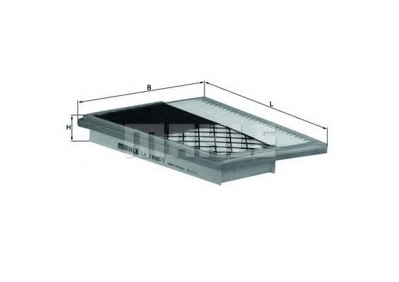 Filtru aer MAHLE ORIGINAL LX 1850/1 [1]