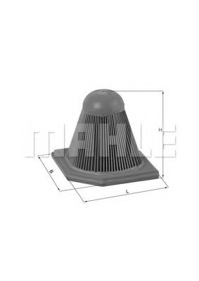 Filtru aer MAHLE ORIGINAL LX 1892 [1]