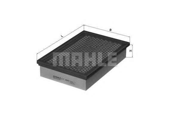 Filtru aer MAHLE ORIGINAL LX 2047 [1]
