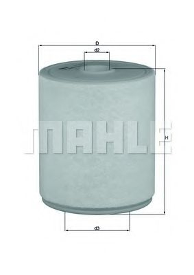 Filtru aer MAHLE ORIGINAL LX 2049/4 [1]
