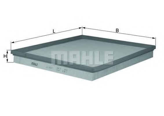 Filtru aer MAHLE ORIGINAL LX 2065/1 [1]