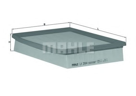 Filtru aer MAHLE ORIGINAL LX 2084 [1]