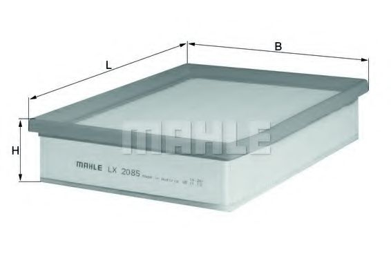 Filtru aer MAHLE ORIGINAL LX 2085 [1]