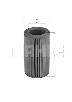 Filtru aer MAHLE ORIGINAL LX 2088 [1]