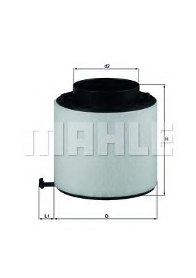 Filtru aer MAHLE ORIGINAL LX 2092D [1]