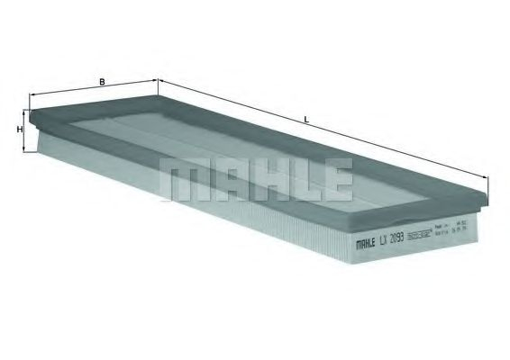 Filtru aer MAHLE ORIGINAL LX 2093 [1]