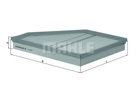 Filtru aer MAHLE ORIGINAL LX 2097 [1]