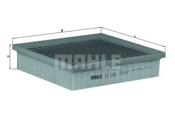Filtru aer MAHLE ORIGINAL LX 2108 [1]