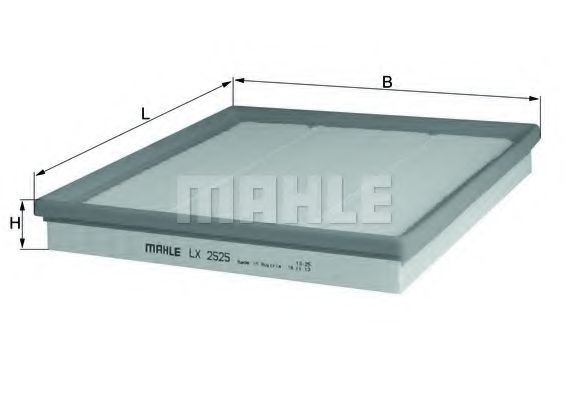Filtru aer MAHLE ORIGINAL LX 2525 [1]
