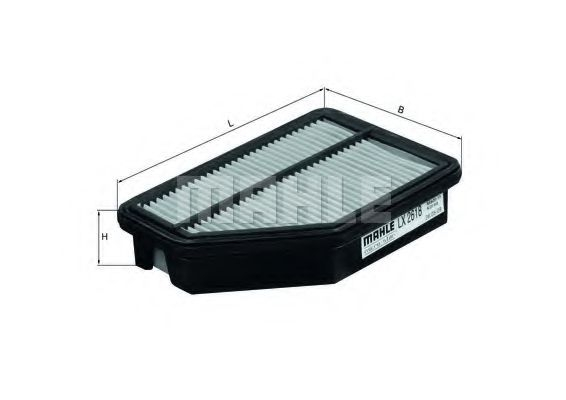 Filtru aer MAHLE ORIGINAL LX 2618 [1]
