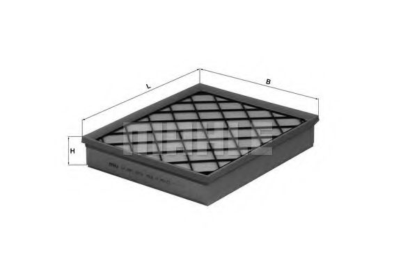 Filtru aer MAHLE ORIGINAL LX 2641 [1]