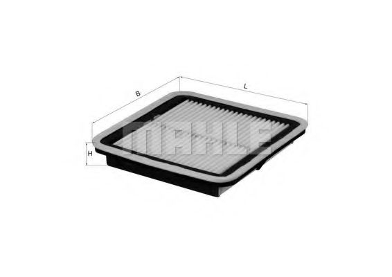 Filtru aer MAHLE ORIGINAL LX 2672 [1]