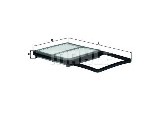 Filtru aer MAHLE ORIGINAL LX 2678 [1]
