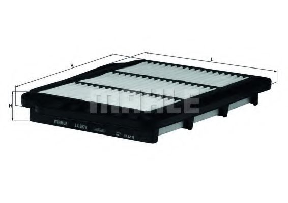 Filtru aer MAHLE ORIGINAL LX 2679 [1]
