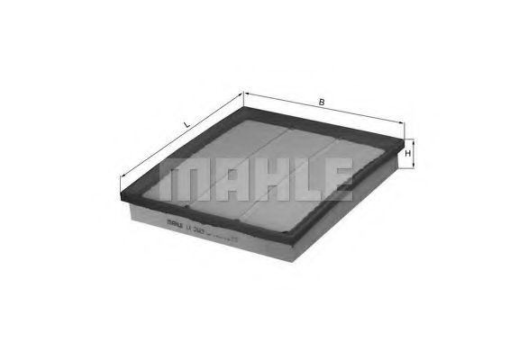 Filtru aer MAHLE ORIGINAL LX 2683 [1]