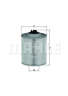Filtru aer MAHLE ORIGINAL LX 2685 [1]