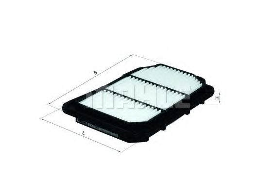 Filtru aer MAHLE ORIGINAL LX 2686 [1]