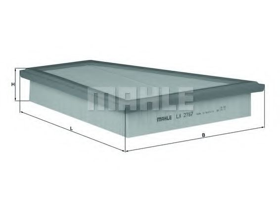 Filtru aer MAHLE ORIGINAL LX 2787 [1]