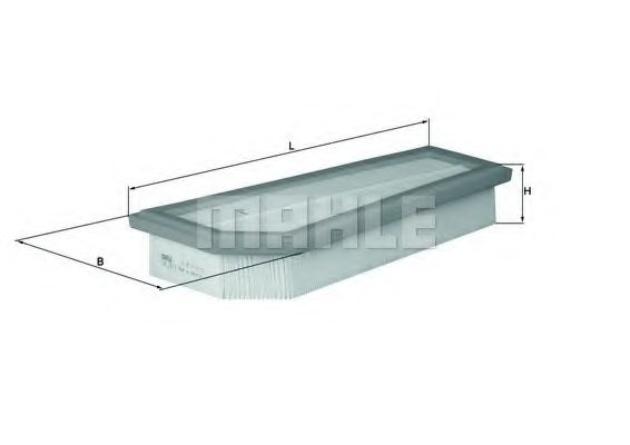 Filtru aer MAHLE ORIGINAL LX 2813 [1]