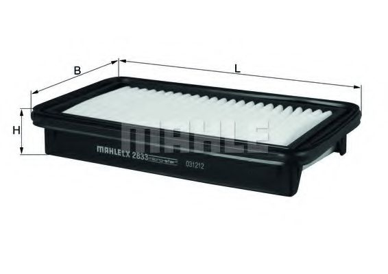 Filtru aer MAHLE ORIGINAL LX 2833 [1]
