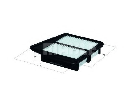 Filtru aer MAHLE ORIGINAL LX 2835 [1]
