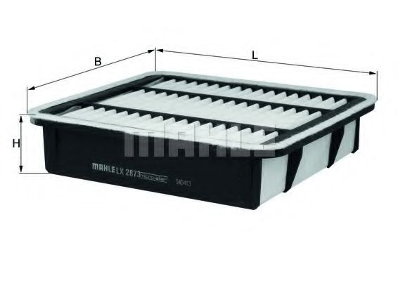 Filtru aer MAHLE ORIGINAL LX 2873 [1]
