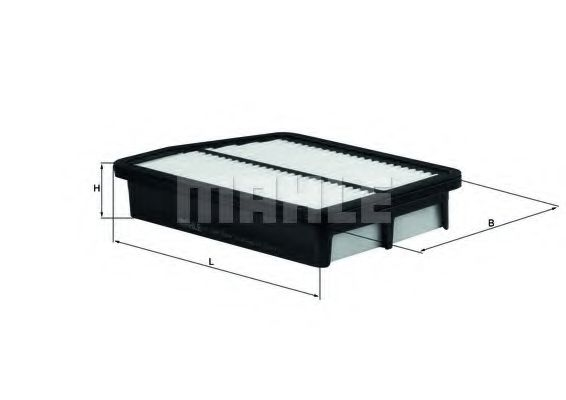 Filtru aer MAHLE ORIGINAL LX 2960 [1]