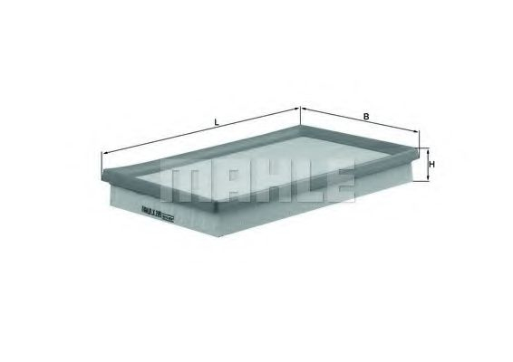 Filtru aer MAHLE ORIGINAL LX 2992 [1]