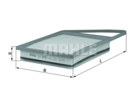 Filtru aer MAHLE ORIGINAL LX 2995 [1]