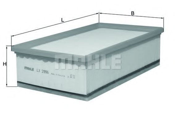 Filtru aer MAHLE ORIGINAL LX 2996 [1]