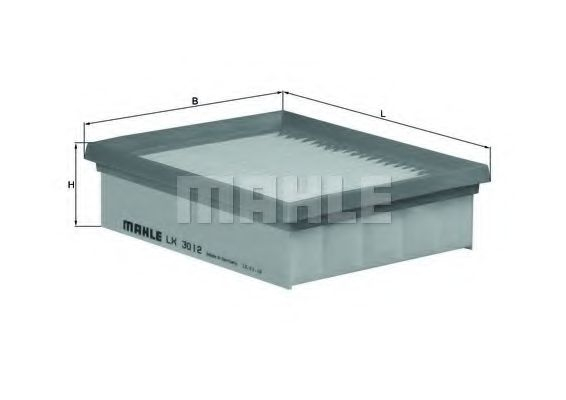 Filtru aer MAHLE ORIGINAL LX 3012 [1]