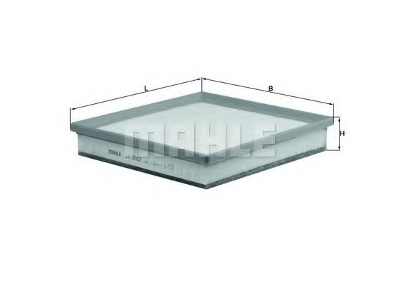 Filtru aer MAHLE ORIGINAL LX 3062 [1]