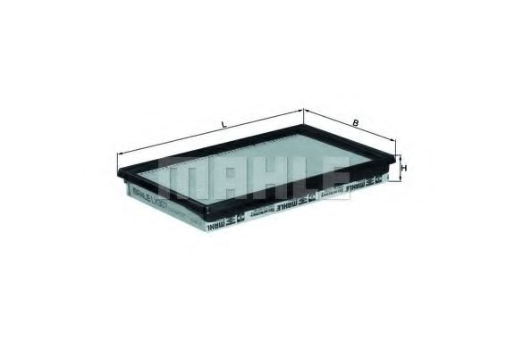 Filtru aer MAHLE ORIGINAL LX 307 [1]