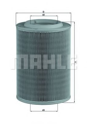 Filtru aer MAHLE ORIGINAL LX 314 [1]