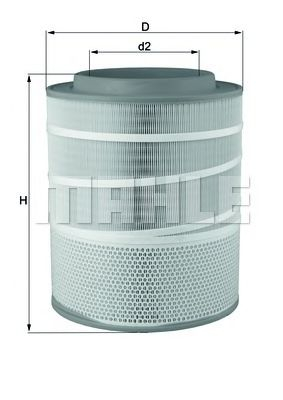 Filtru aer MAHLE ORIGINAL LX 3141 [1]
