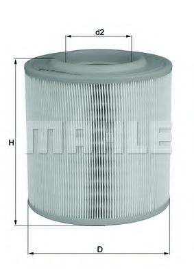 Filtru aer MAHLE ORIGINAL LX 3143 [1]