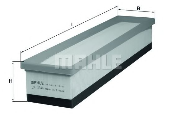 Filtru aer MAHLE ORIGINAL LX 3144 [1]