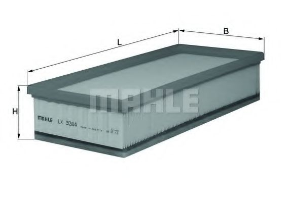 Filtru aer MAHLE ORIGINAL LX 3284 [1]