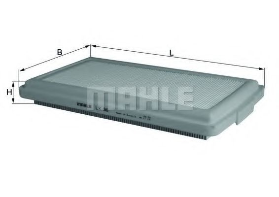 Filtru aer MAHLE ORIGINAL LX 36 [1]