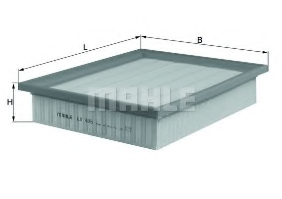 Filtru aer MAHLE ORIGINAL LX 405 [1]