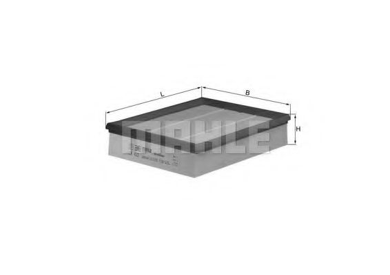 Filtru aer MAHLE ORIGINAL LX 422 [1]