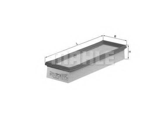 Filtru aer MAHLE ORIGINAL LX 488 [1]