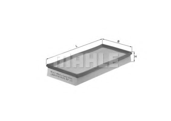 Filtru aer MAHLE ORIGINAL LX 504 [1]