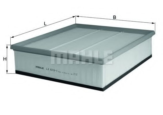 Filtru aer MAHLE ORIGINAL LX 513/1 [1]