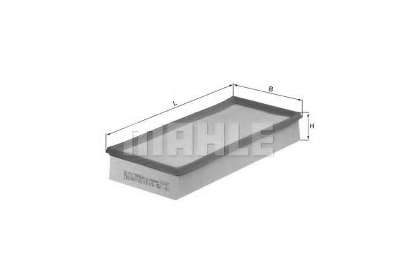 Filtru aer MAHLE ORIGINAL LX 514 [1]