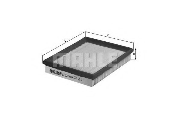 Filtru aer MAHLE ORIGINAL LX 523 [1]